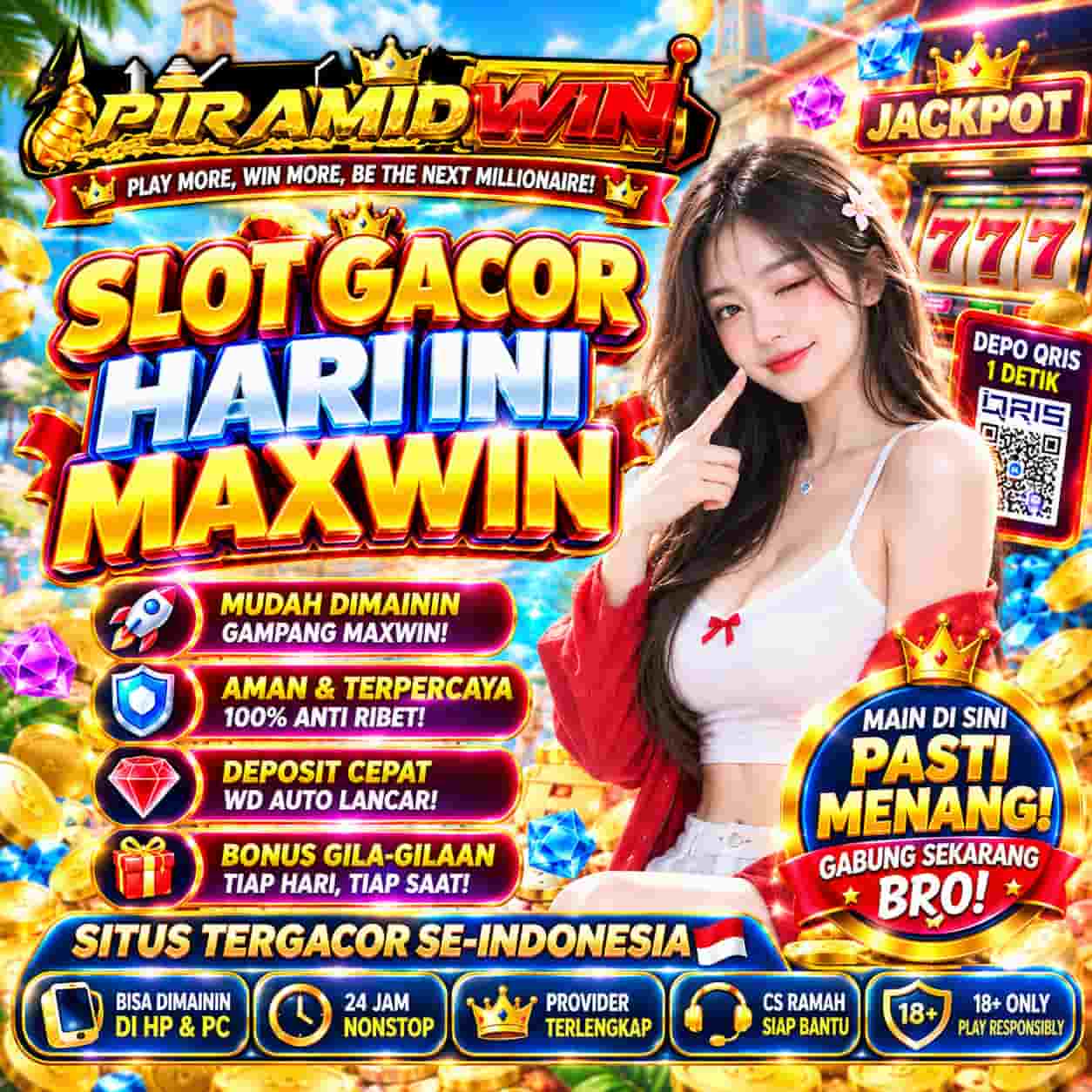 PIRAMIDWIN: Slot Online Depo QRIS dengan Akses Praktis